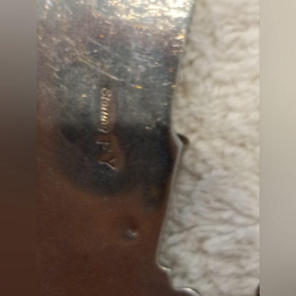 Navajo Squash Blossom Necklace - Picture 2 of 2